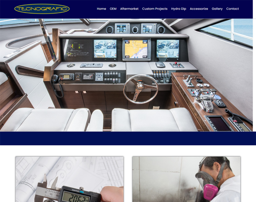 tecnografic Website Design Redesign